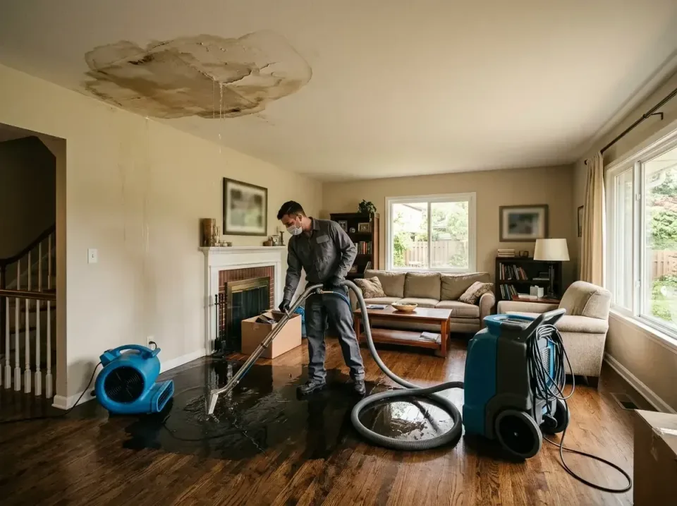 attic-pipe-burst-ceiling-drip-008 — frequently asked questions, Water Damage Restoration & Carpet Care in Linton, IN